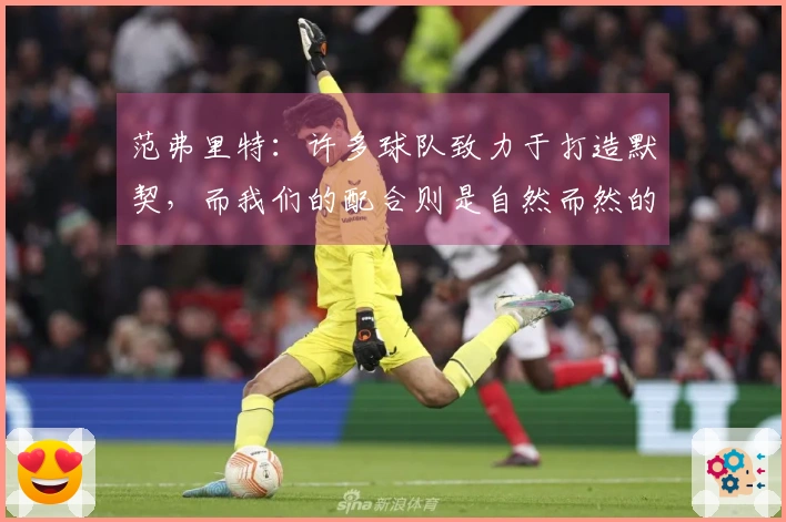 范弗里特：许多球队致力于打造默契，而我们的配合则是自然而然的结果